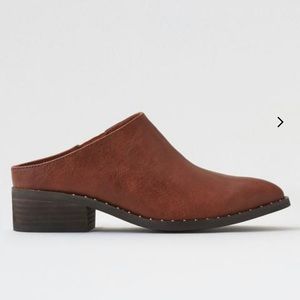 NWOT Brown Mules